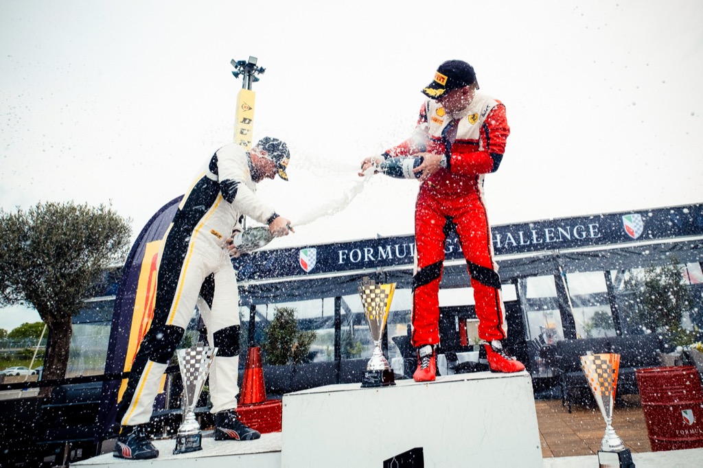 Ferrari-fest på Knutstorp: Succesfuld premiere på Formula GT Challenge.
(Foto: Formula Automobile)